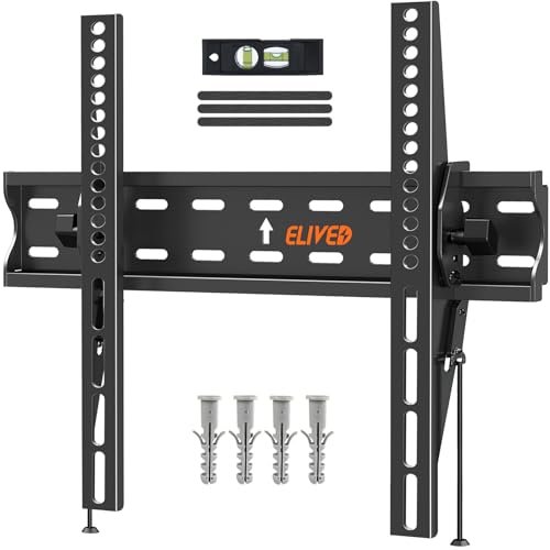 Soporte de pared ajustable ELIVED para TV de 26-60 pulgadas, LED, LCD, OLED, Plasma hasta 45kg, VESA máximo 400x400mm, soporte de TV EV007