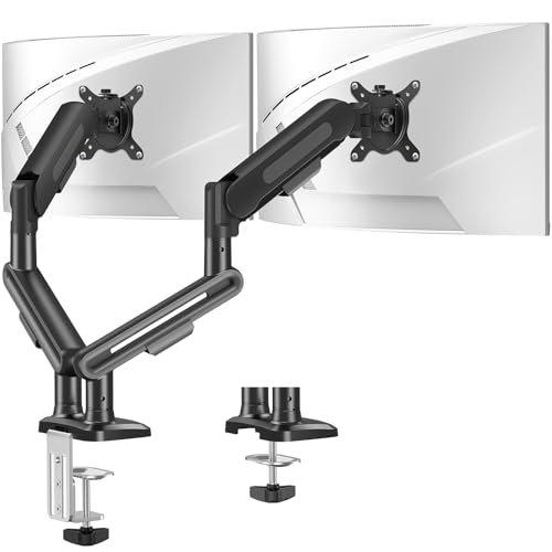 Soporte de Monitor ELIVED para 2 Monitores de 17-34 Pulgadas, Gris, EV3236B-G